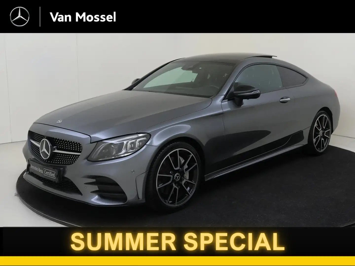 Mercedes-Benz C 300 Coupé Premium Plus Pack Grijs - 1