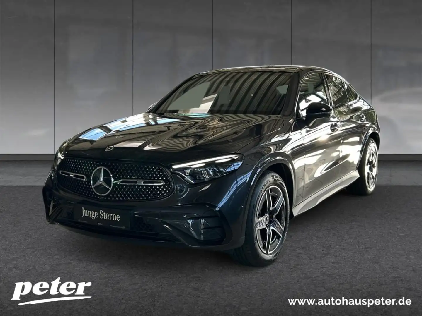 Mercedes-Benz GLC 300 d 4M Coupé AMG/Night/Digital/Panorama-SD Gris - 1