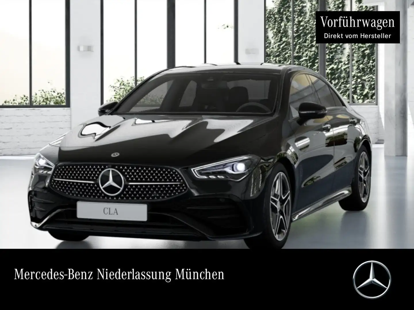 Mercedes-Benz CLA 200 AMG+NIGHT+360°+LED+TOTW+KEYLESS+7G Negro - 1