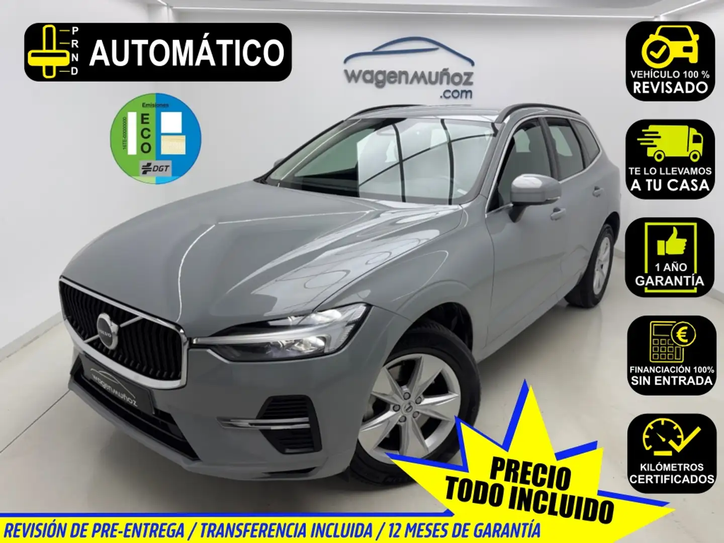 Volvo XC60 B4 Core FWD Aut. Gris - 1