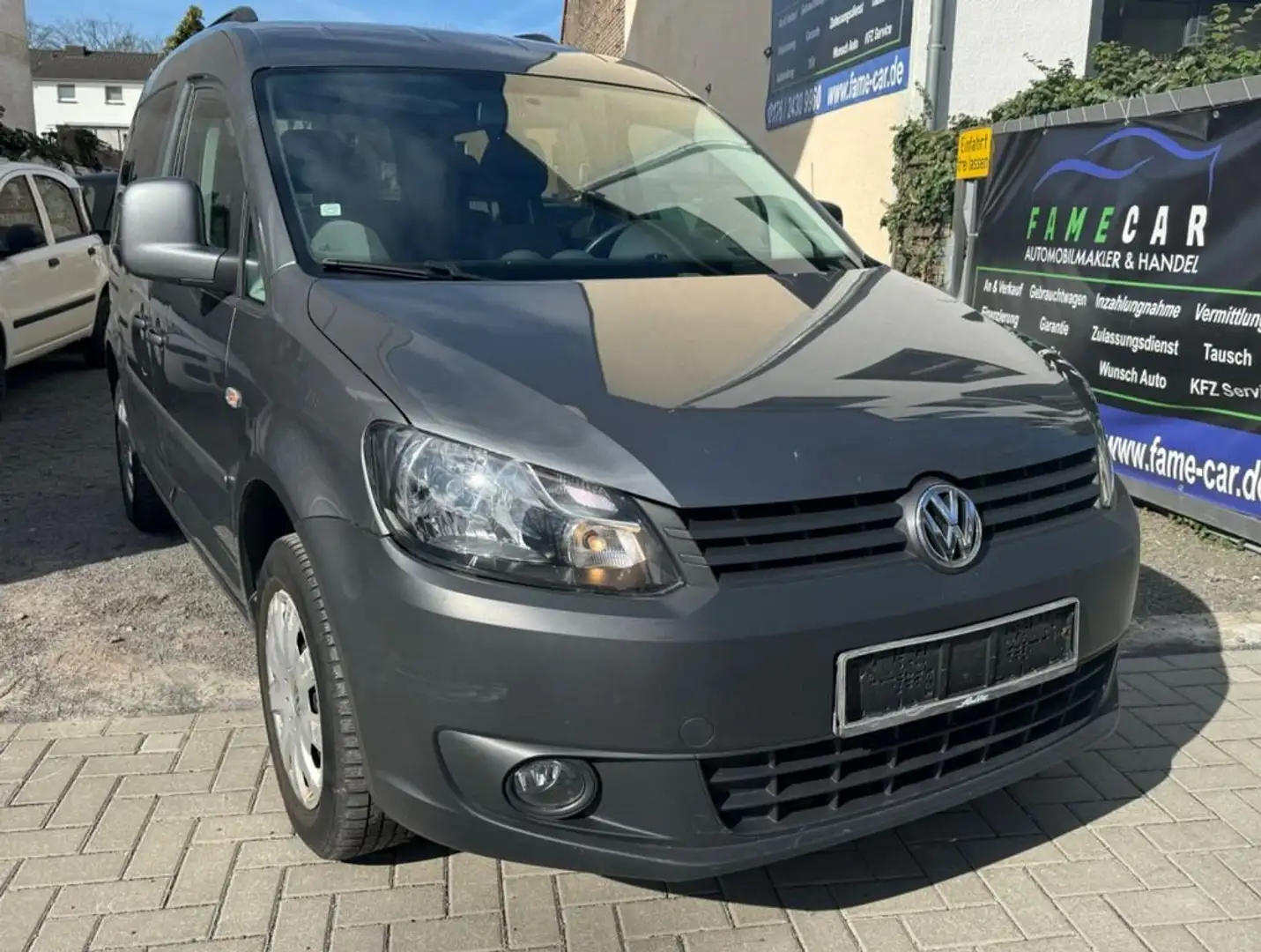 Volkswagen Caddy / 2x Schiebetüren  / 2. HAND  / KLIMA /PDC Grijs - 1