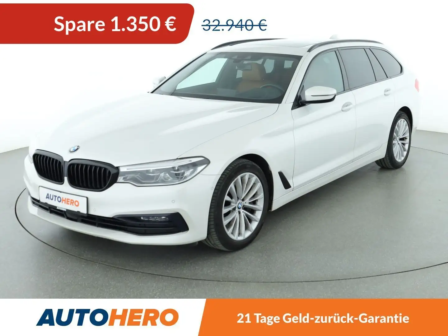 BMW 540 540i xDrive Sport Line Aut.*NAVI*LED*ACC*CAM*PDC* Weiß - 1