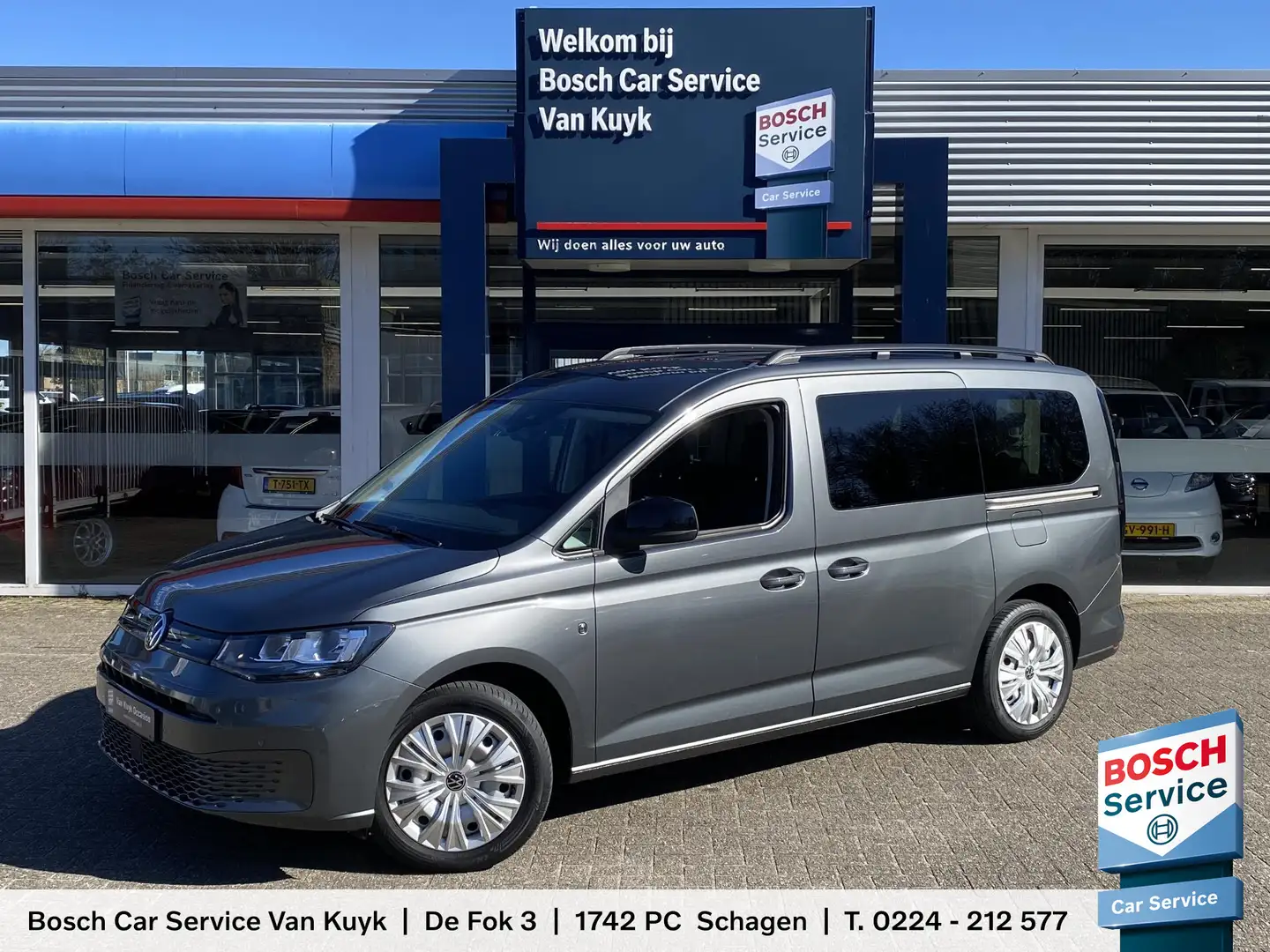 Volkswagen Caddy Maxi 1.5 TSI 7p / Automaat / NL-Auto / 2e-Eigenaar Grijs - 1