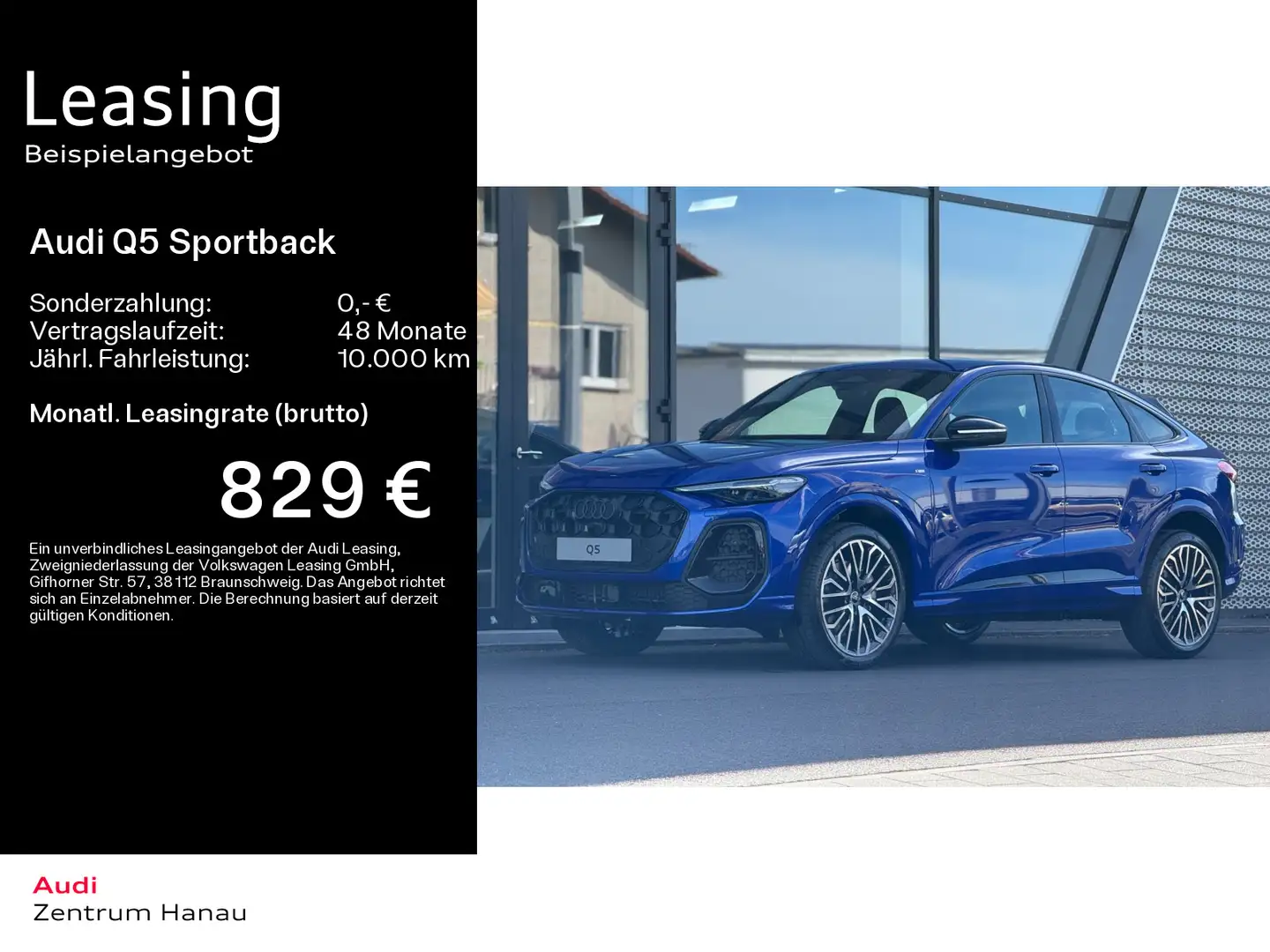 Audi Q5 TDI quattro SLINE*MMIPRO*MEMORY*AHK Blau - 1