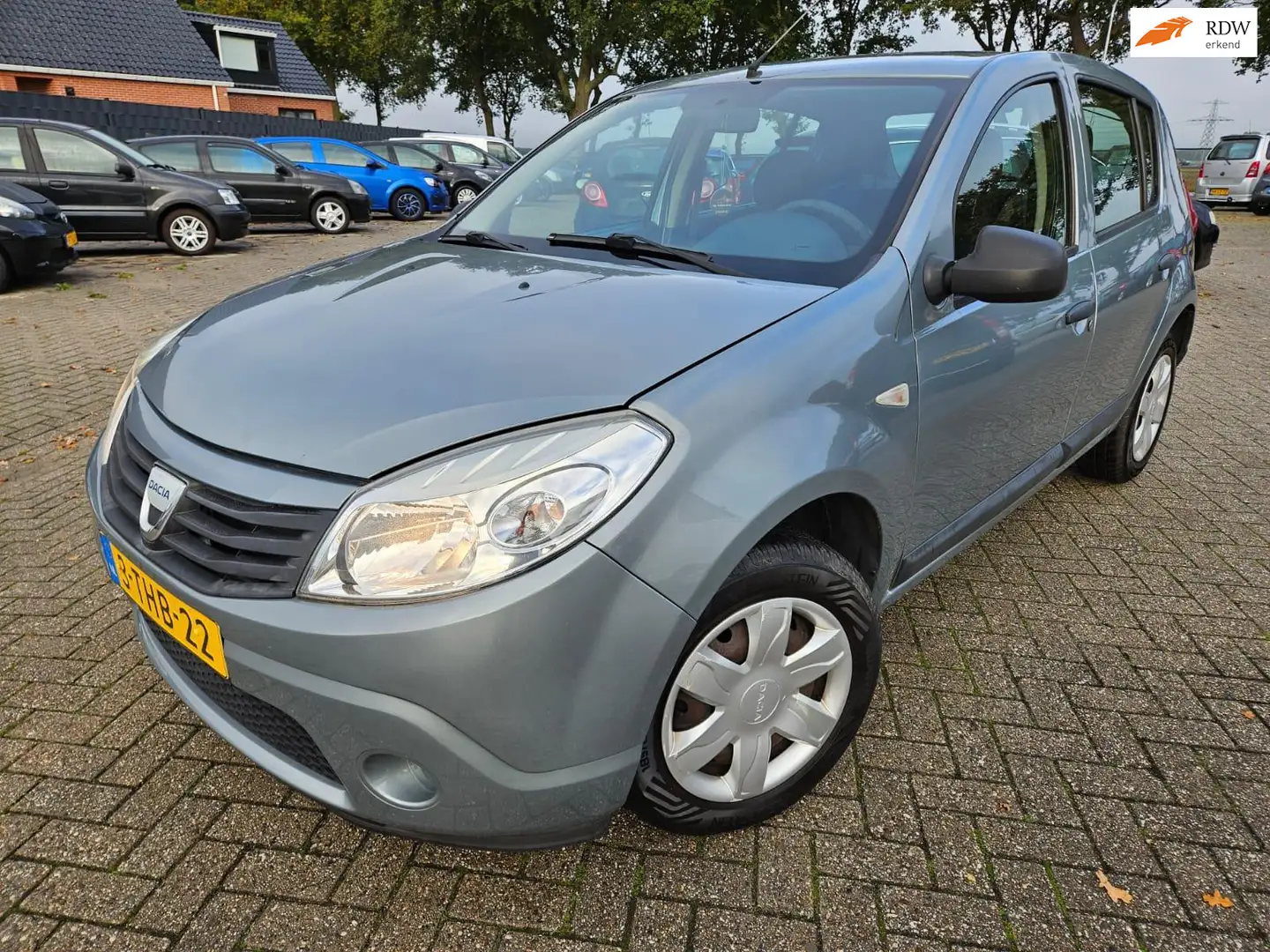 Dacia Sandero 1.4 Ambiance 5Drs 2009. Elektrische ramen/ CV op a Blauw - 1