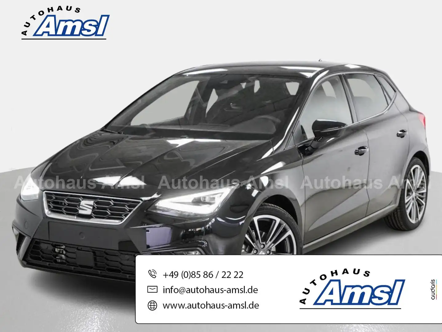 SEAT Ibiza 1.0 TSI FR DSG *RKAM*SHZ*PDC*ACC* Noir - 1