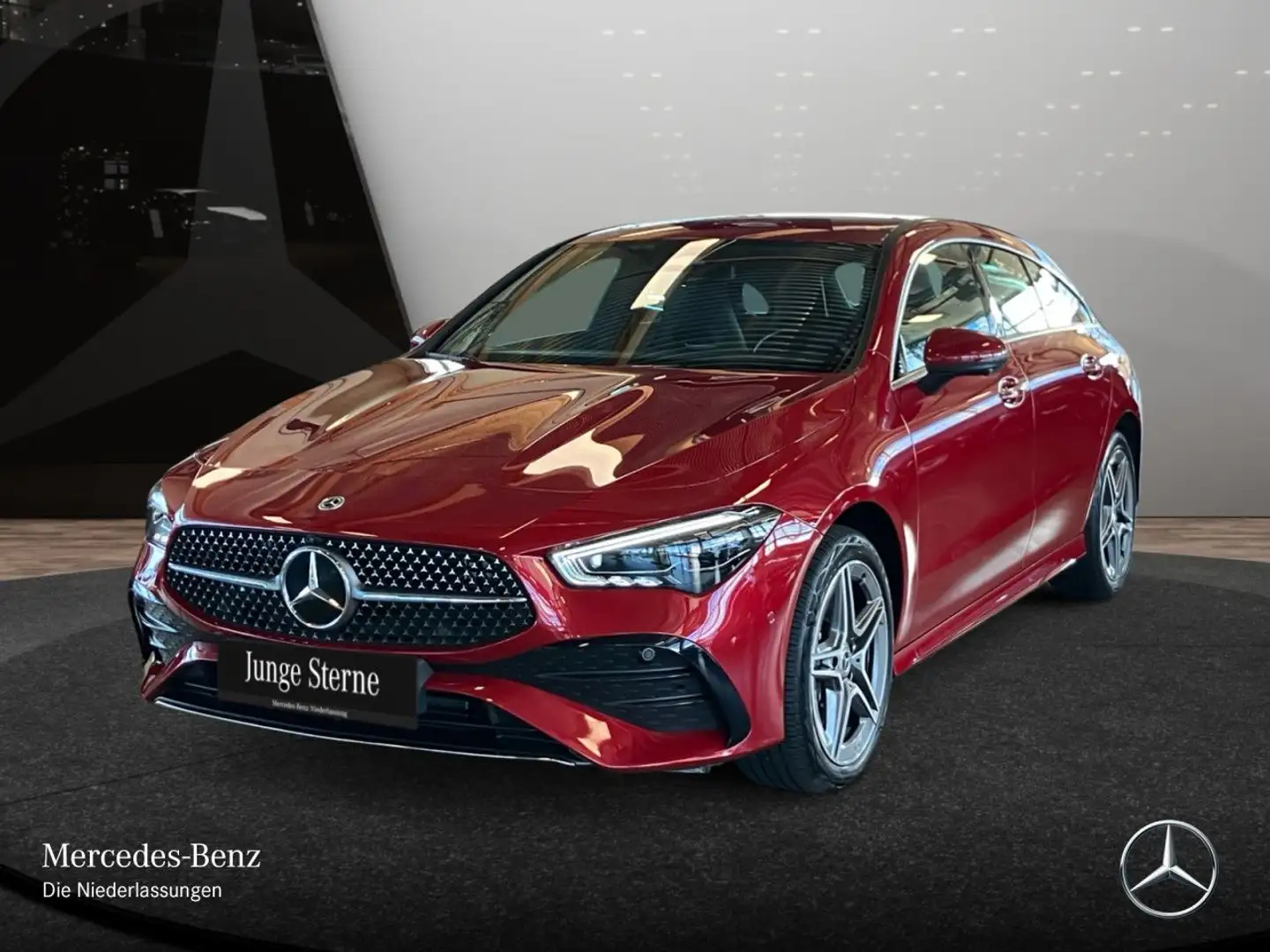 Mercedes-Benz CLA 250 e AMG+360°+MULTIBEAM+TOTW+KEYLESS+8G Czerwony - 2