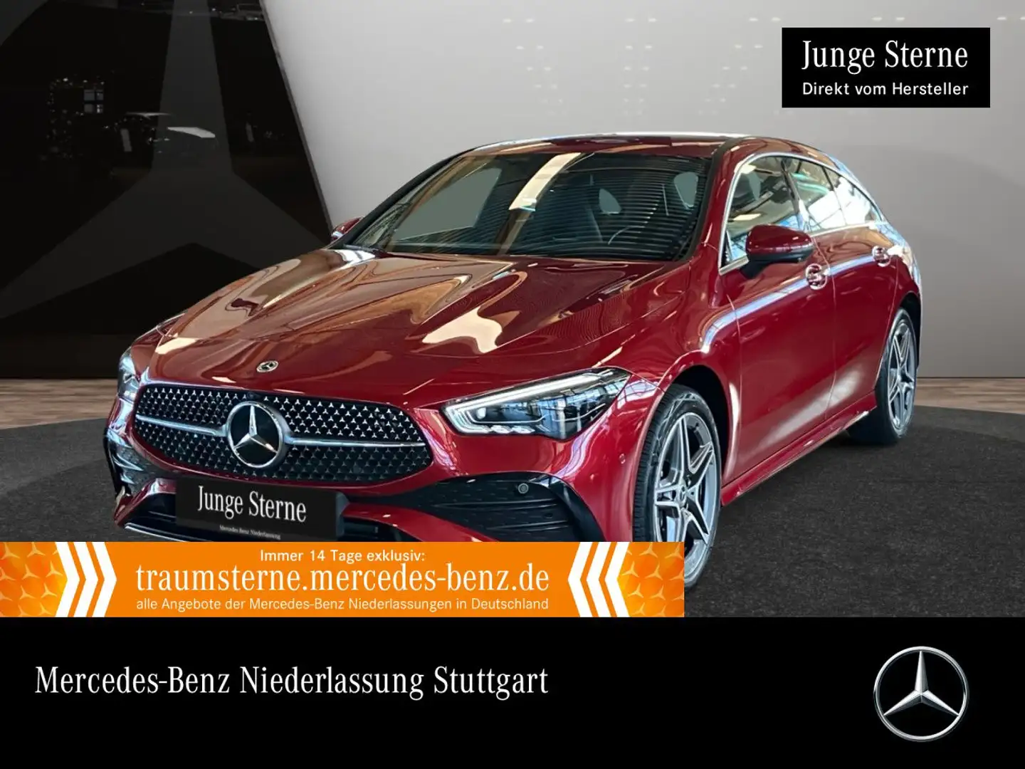 Mercedes-Benz CLA 250 e AMG+360°+MULTIBEAM+TOTW+KEYLESS+8G Czerwony - 1