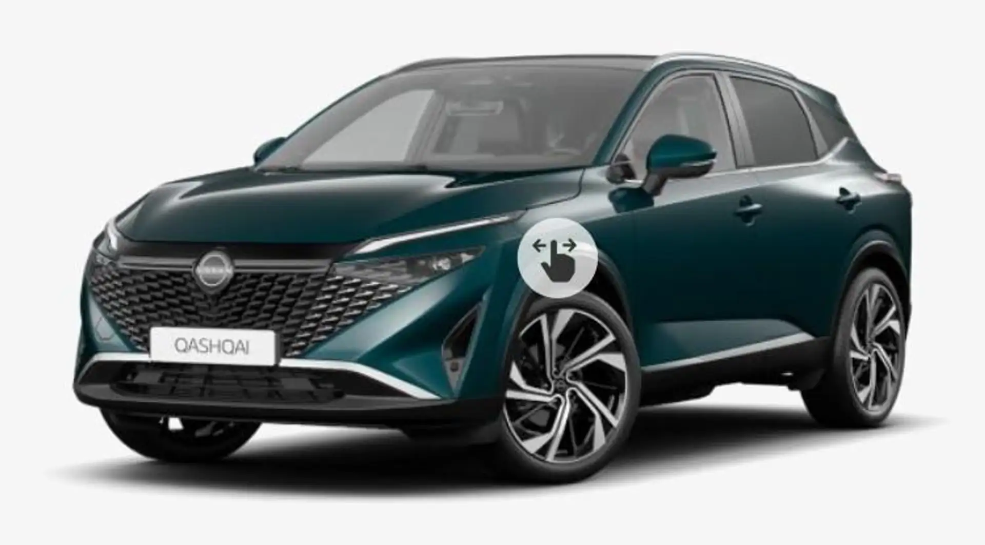 Nissan Qashqai Tekna+ Tekna+|Pano+360°+HeadUpDisplay+BOSESound... Grün - 1