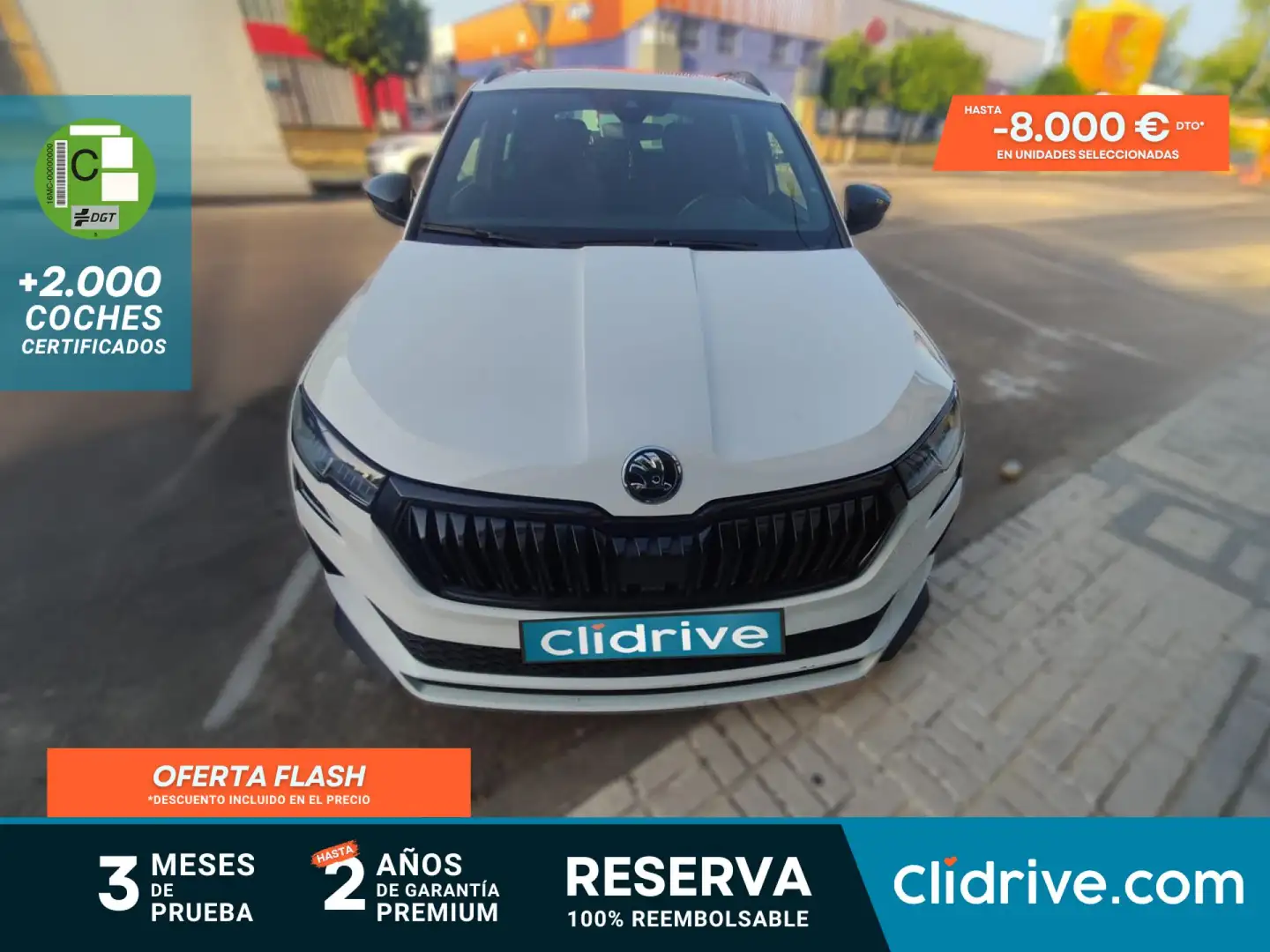 Skoda Karoq 1.5 TSI Sportline ACT DSG Blanc - 1