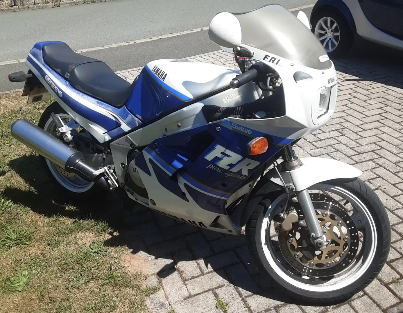 Yamaha FZR 1000 Bleu - 2
