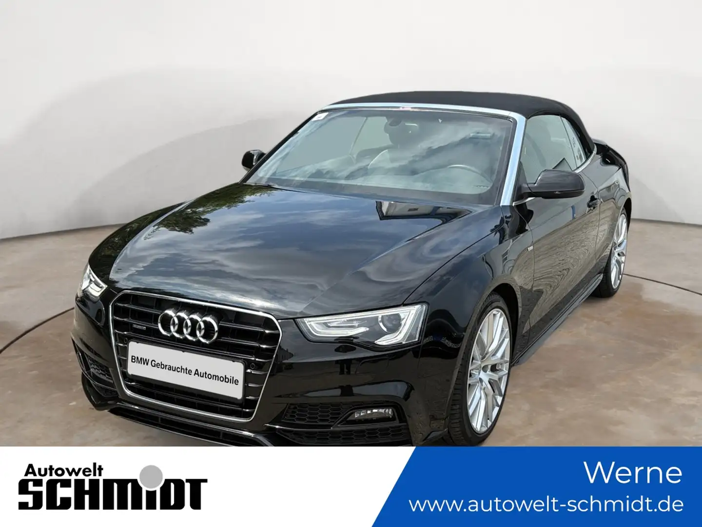 Audi A5 2.0TDI Cabrio S-Line Sport Edition + GARANTIE Nero - 1