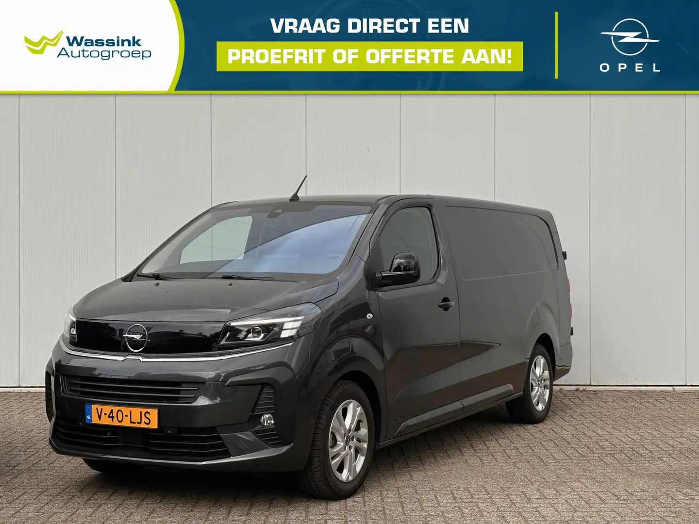 Opel Vivaro-e Electric GB EV 75 kWh 136pk L3 | Camera | Cruise | Grijs - 1