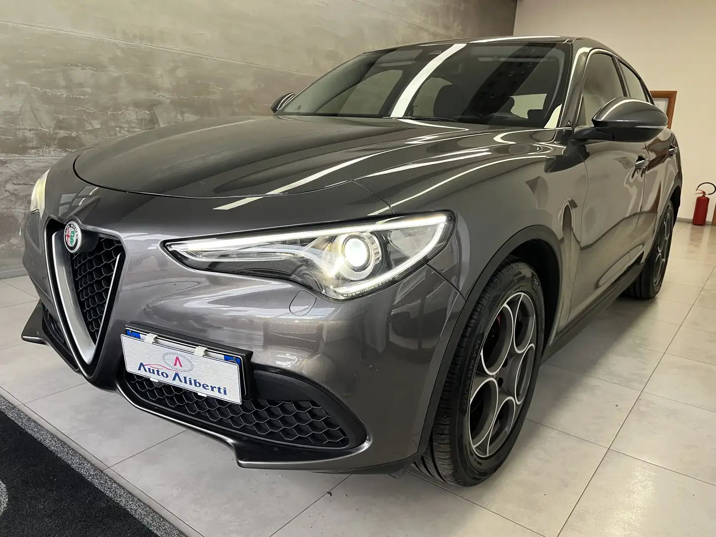 Alfa Romeo Stelvio Stelvio 2.2 t Rosso Edizione rwd 160cv auto Grigio - 1