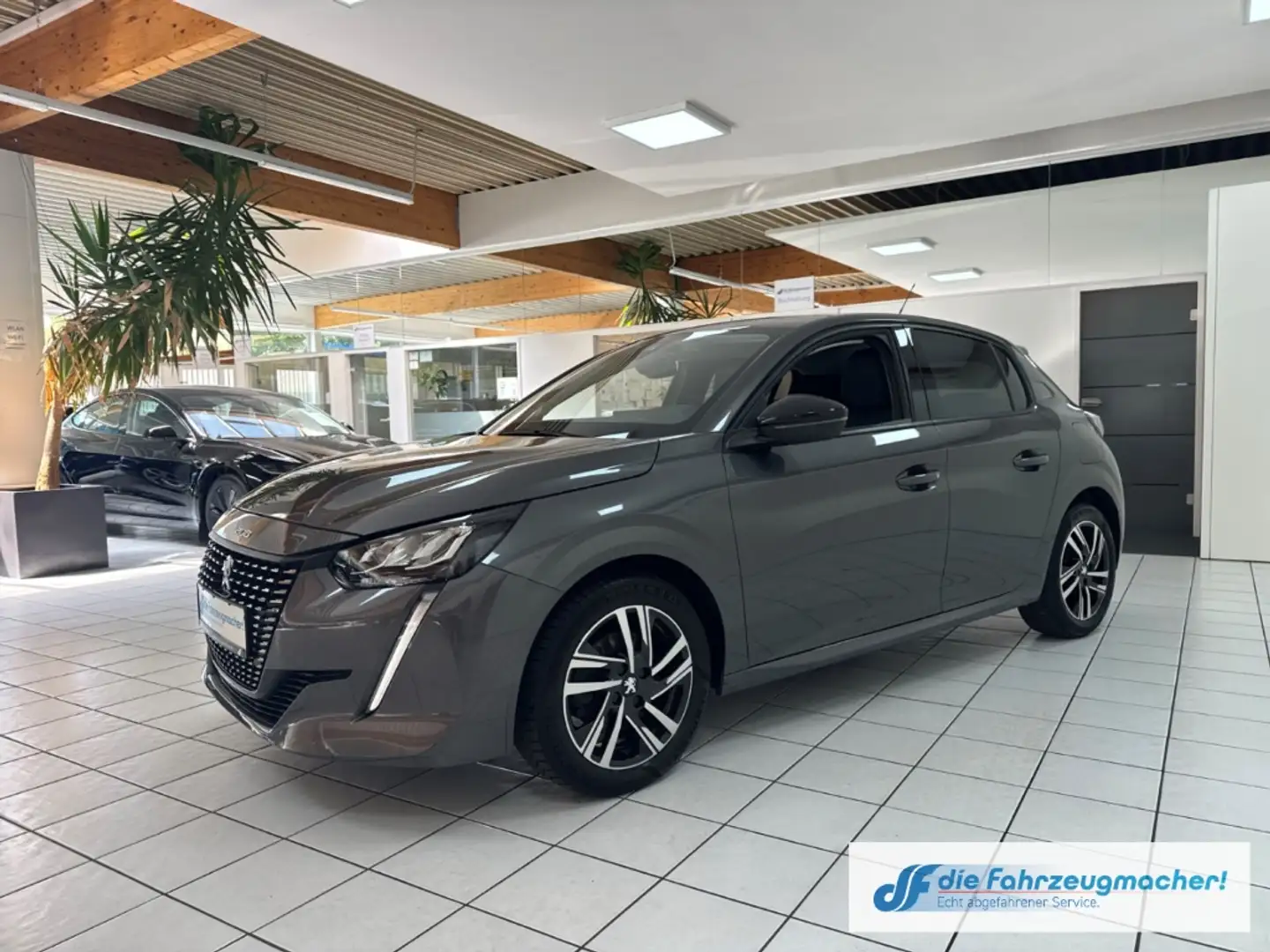 Peugeot 208 Allure 1.2 PureTech 100 EU6d Navi LED Apple CarPla Gris - 2