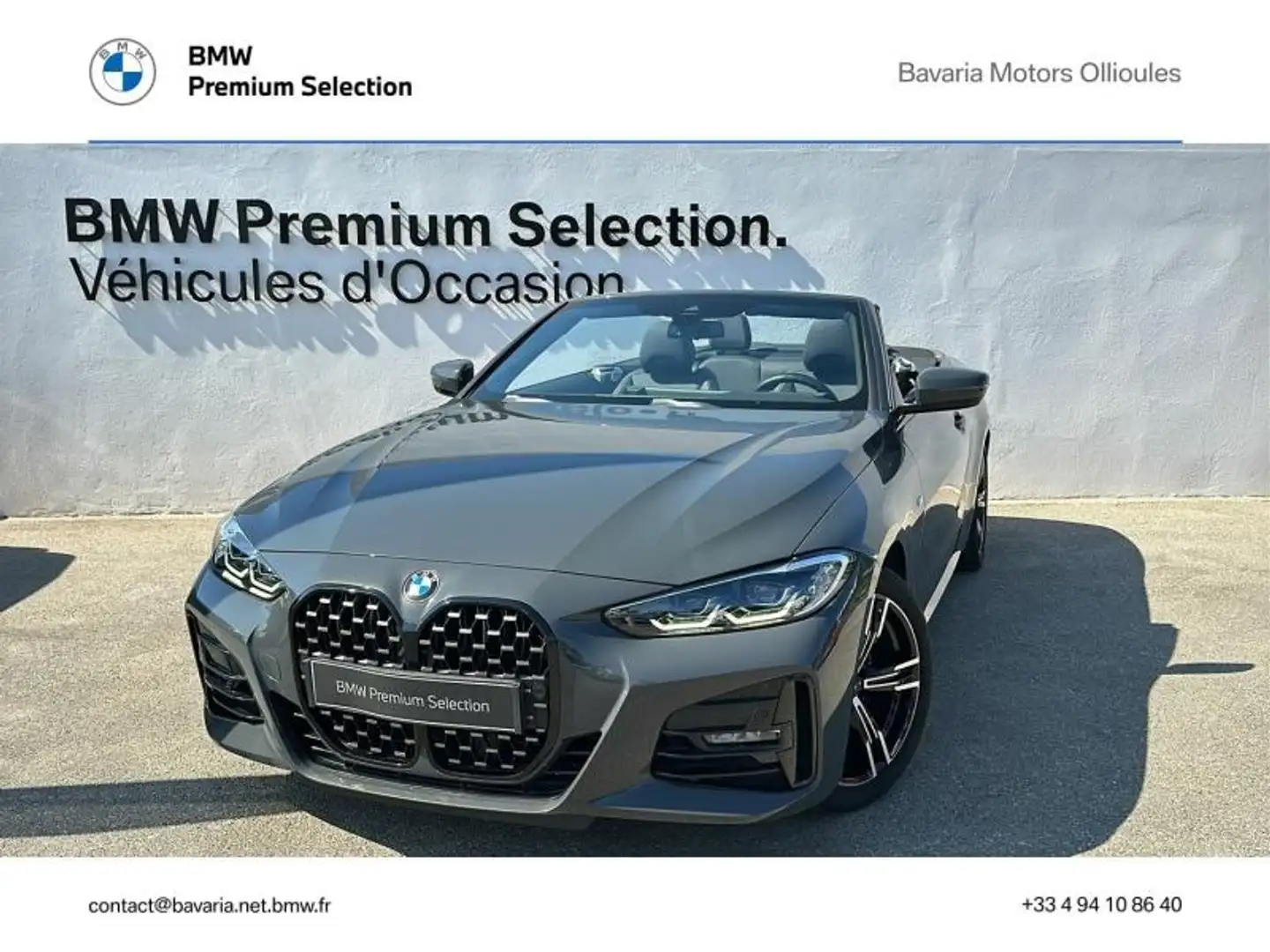 BMW 420 420iA 184ch M Sport Gris - 1