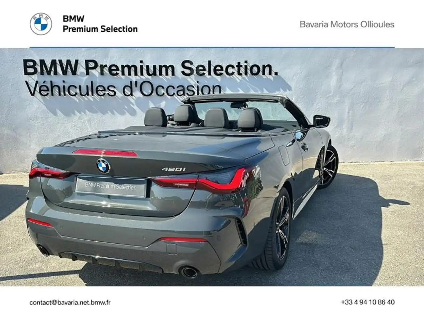 BMW 420 420iA 184ch M Sport Gris - 2