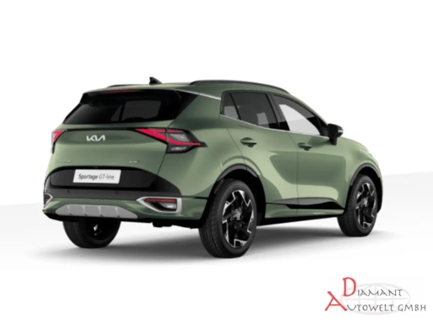 Kia Sportage GT-Line 4WD Mild-Hybrid DCT DriveWise, Sound und G Zelená - 2