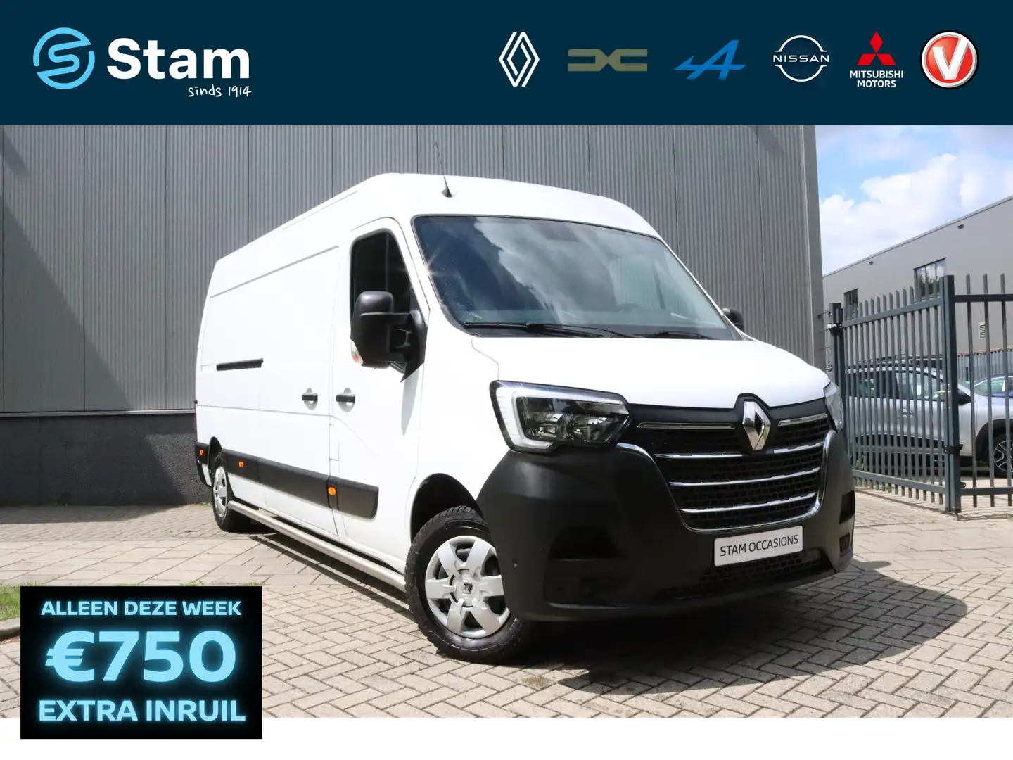 Renault Master 135pk T35 2.3 dCi L3H2 Work Edition Camera | Cruis Wit - 1