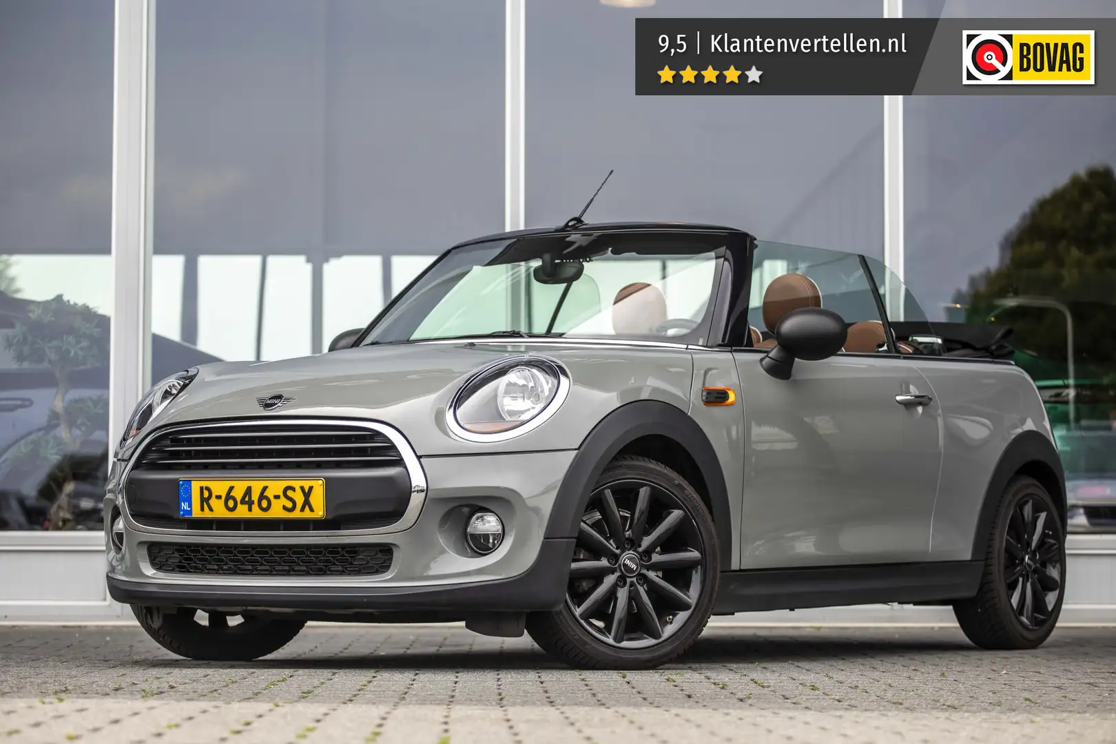 MINI One Cabrio Mini 1.5 Salt | Volleder | Carplay | Stoelverw. Gris - 1