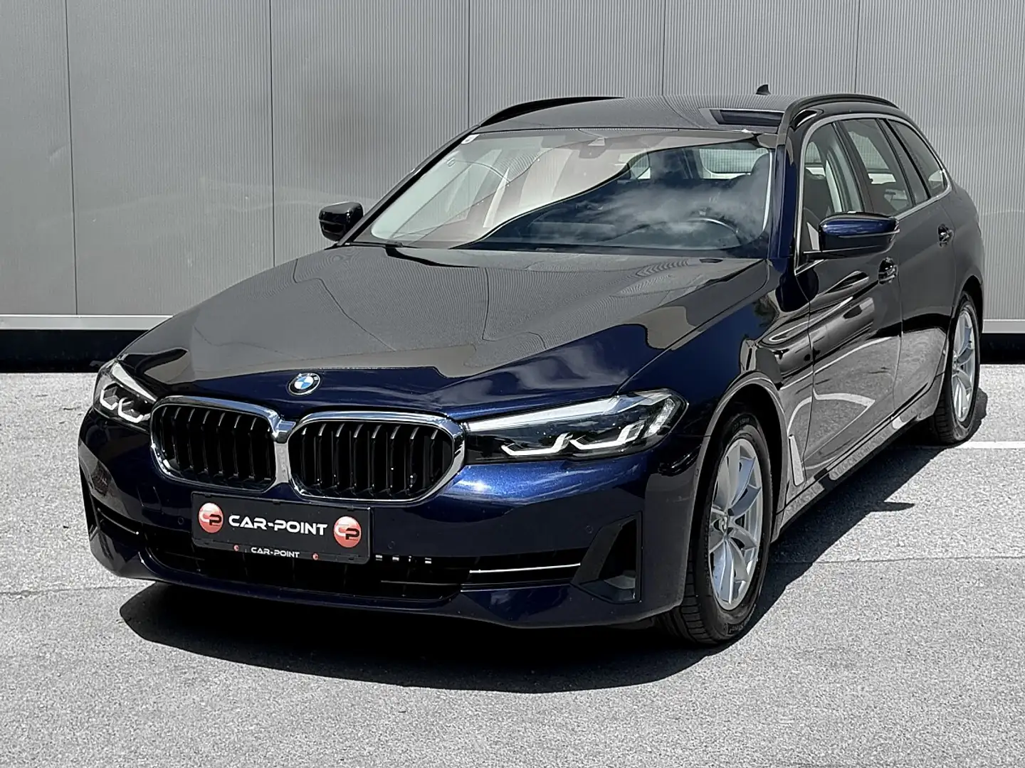 BMW 520 d Touring Aut. Leder/AHK/Live-Cockpit Blau - 1