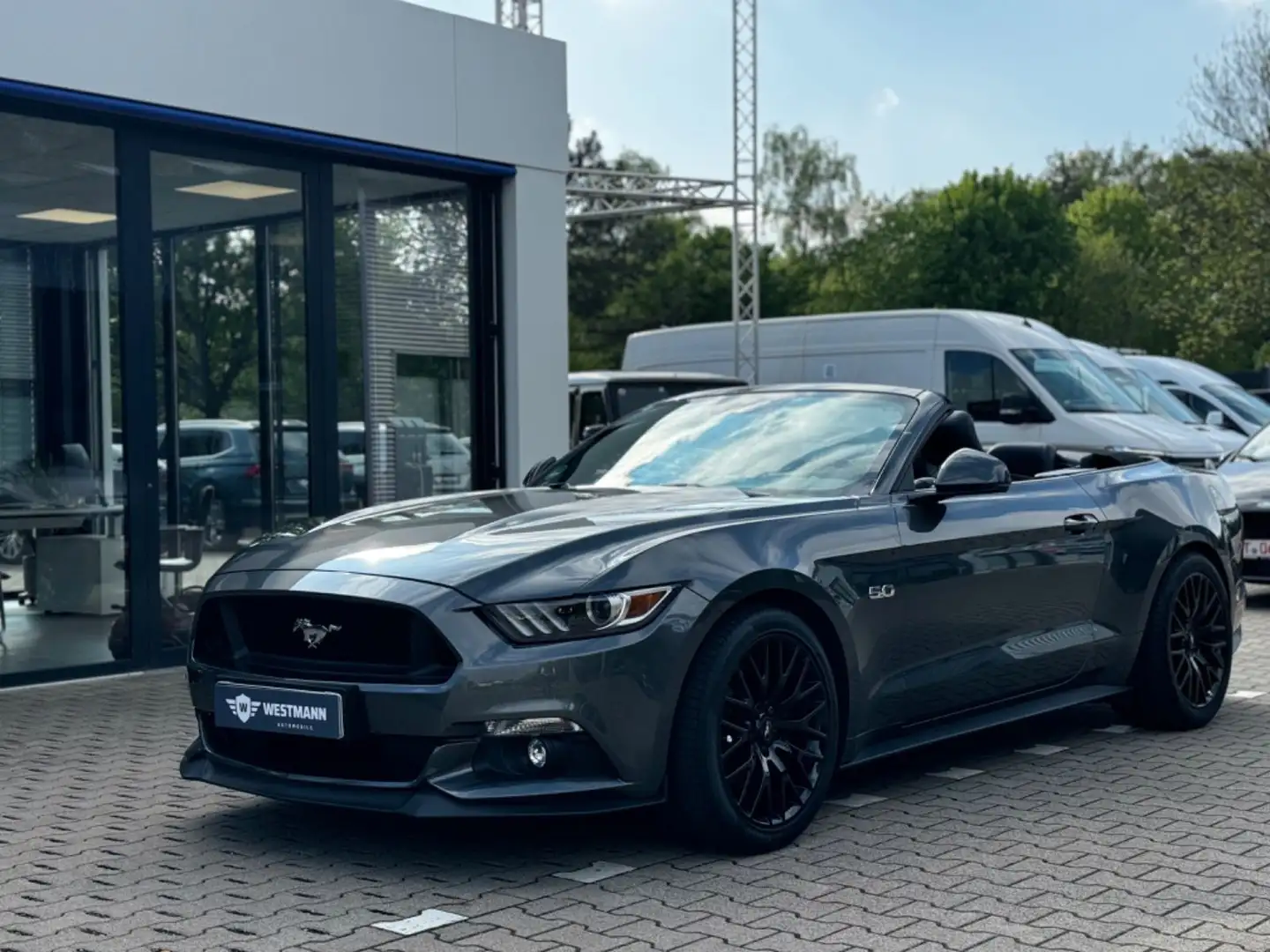 Ford Mustang GT Convertible/5.0/NAVI/SHZ/NAVI/LED/V8 Grau - 1