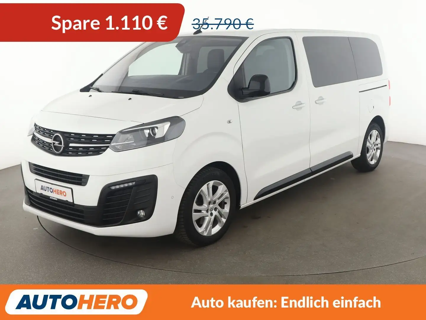 Opel Zafira Life 2.0 CDTI M Tourer L2 Aut.*NAVI*HUD*PDC* Weiß - 1