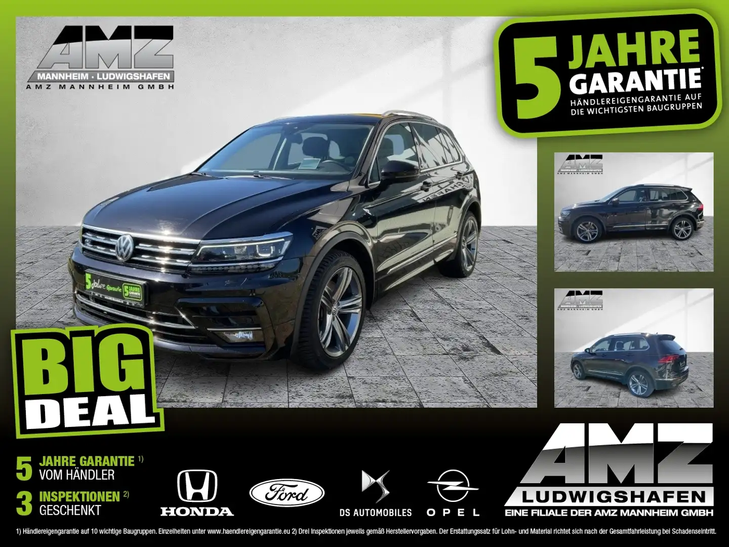 Volkswagen Tiguan 2.0 TSI BMT 4Motion Sound ACC+LED+Navi+LM Noir - 1