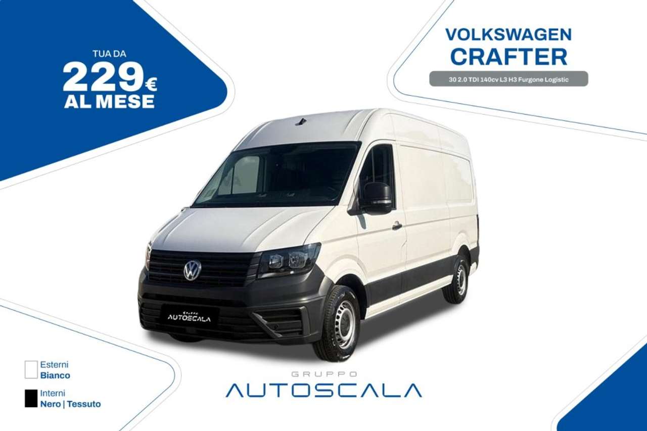 Volkswagen Crafter 30 2.0 TDI 140cv L3 H3 Furgone Logistic