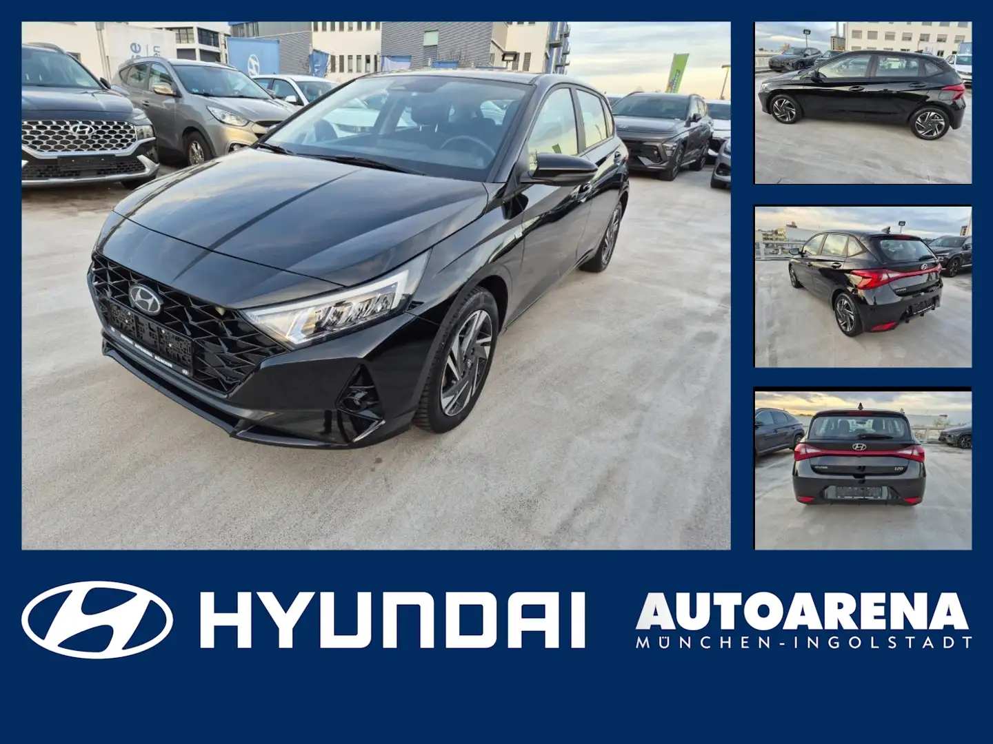 Hyundai i20 1.0 T-GDI Trend Sitzheizung, Apple Carplay Noir - 1