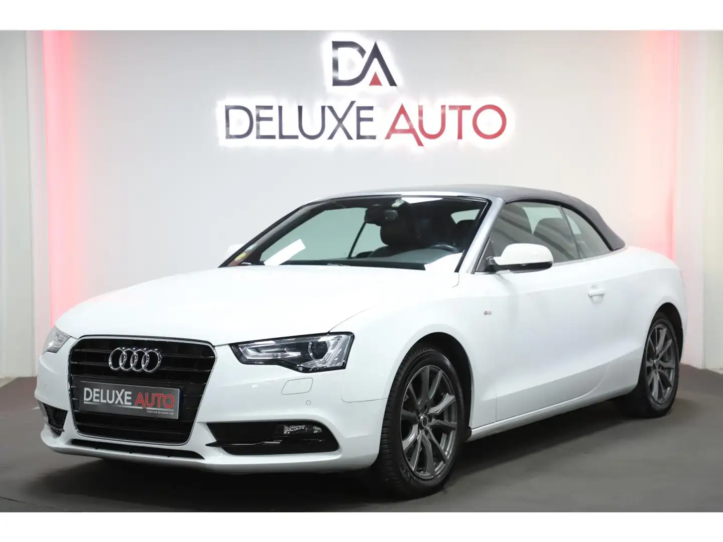Audi Cabriolet 3.0 V6 TDI 204 S Line  - BVA Multitronic Blanc - 2
