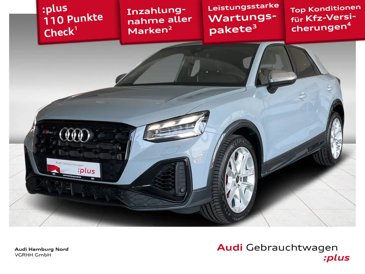 Audi SQ2 2.0 TFSI quat. AHK Navi Matrix Sound Keyless Gris - 1