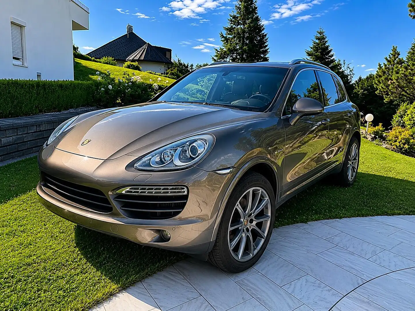 Porsche Cayenne Diesel 3.0 V6 Vollausstattung 1.Besitz, unfallf... Gold - 2