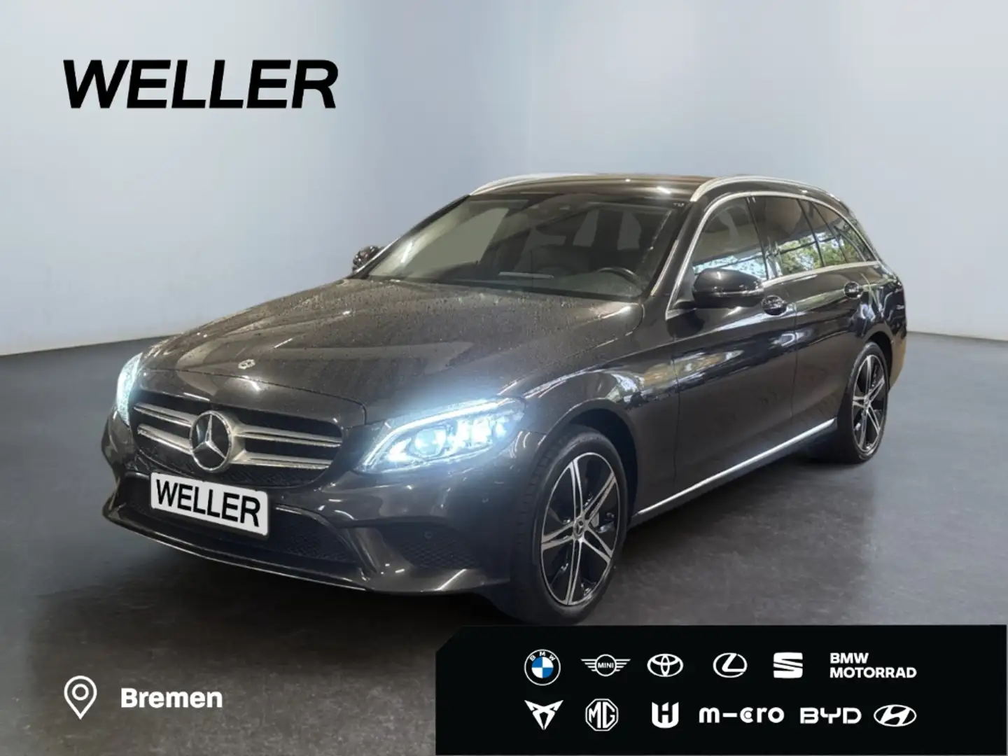 Mercedes-Benz C 300 e T 9G Avantgarde *MULTIBEAM*DISTR*360Grad* Gris - 1