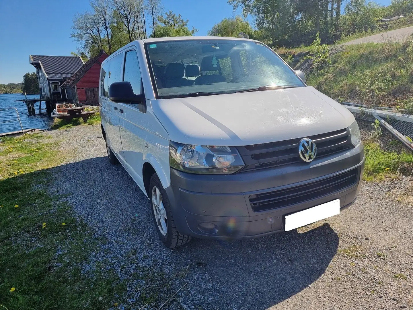 Volkswagen T5 Transporter 2.0 TDI Kombi Bianco - 1