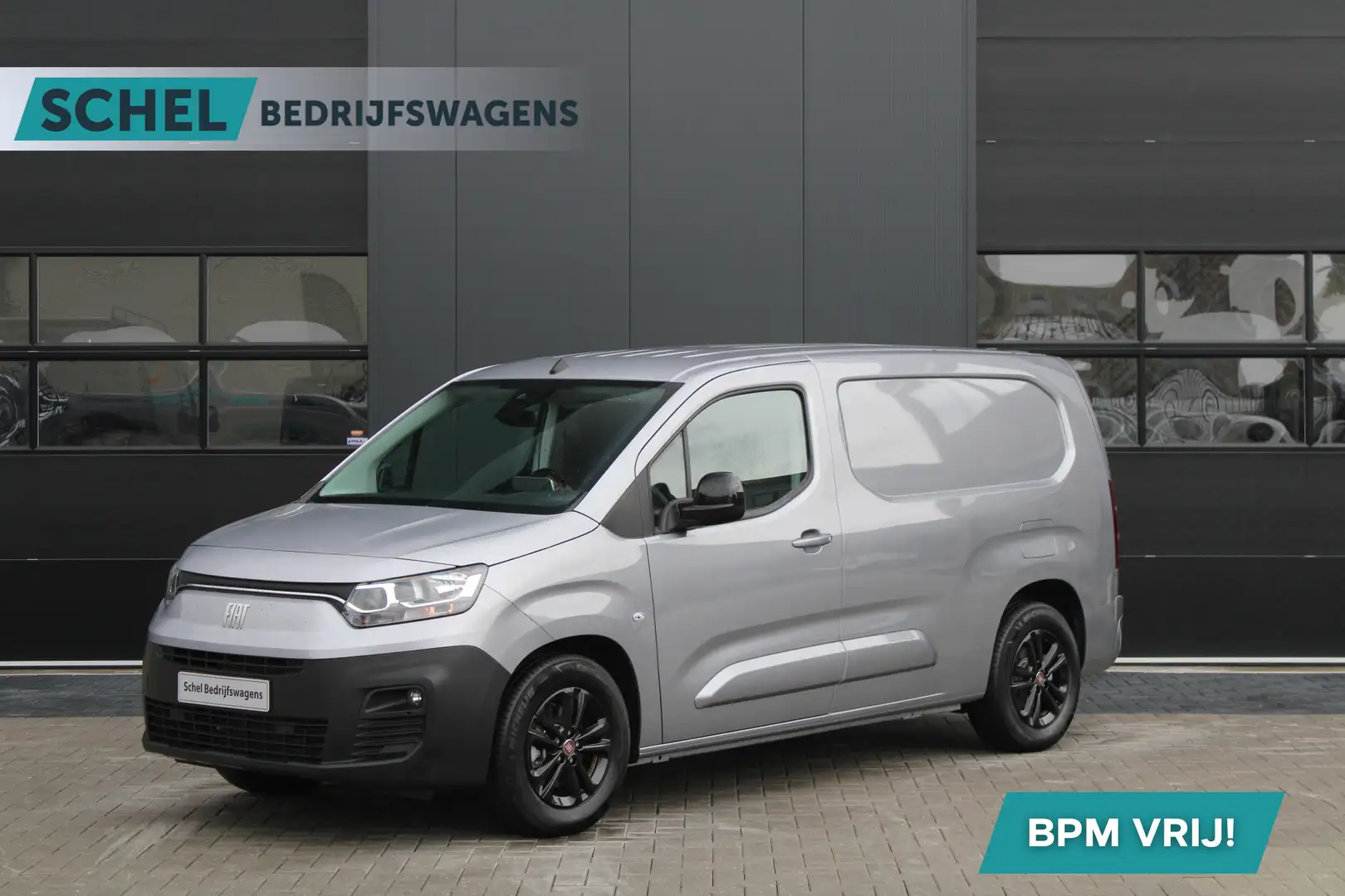 Fiat E-Doblo 136 L2 50 kWh 136pk - Camera - Carplay - Auto Klim Grijs - 1