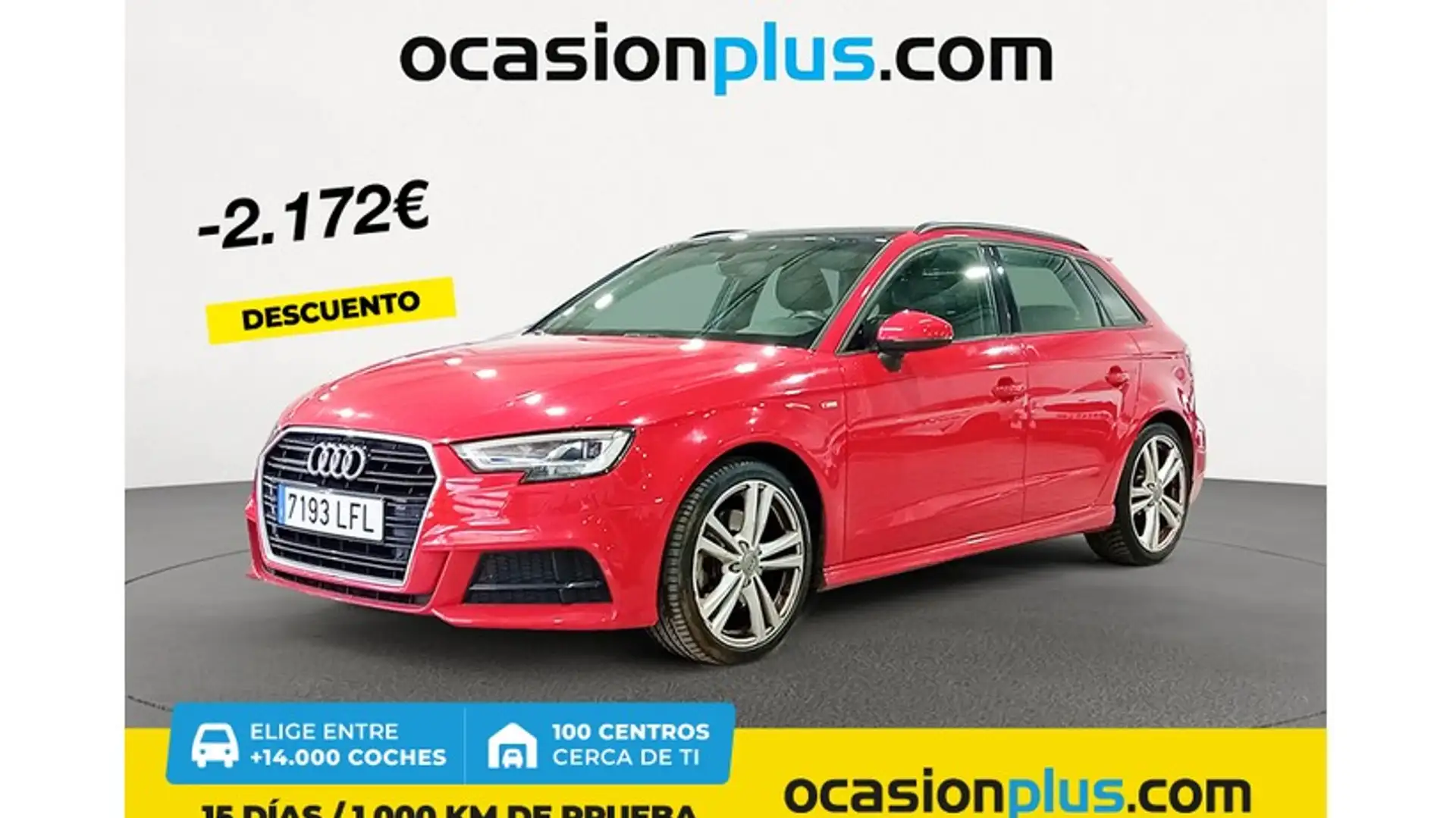 Audi A3 Sportback 35 TDI S line S tronic 110kW Rojo - 1
