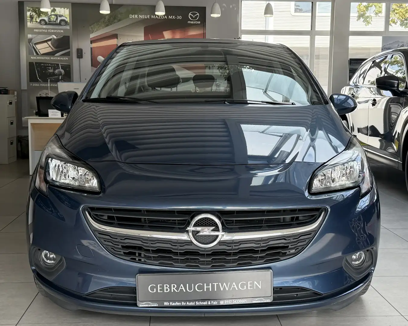 Opel Corsa Edition Sitzheizung Lenkradheizung Klima TÜV Blau - 2