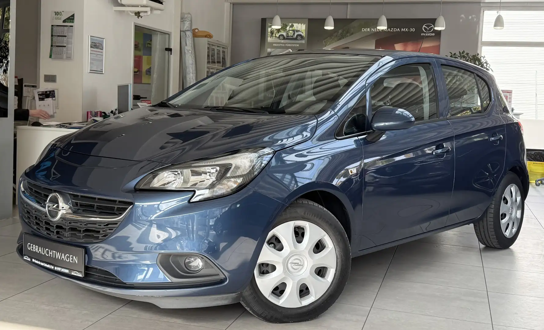 Opel Corsa Edition Sitzheizung Lenkradheizung Klima TÜV Blau - 1