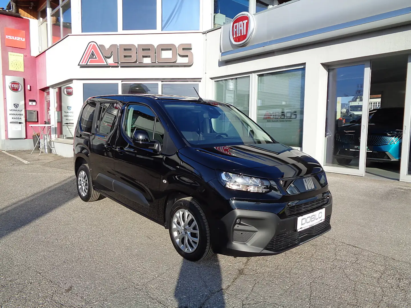 Fiat Doblo M Diesel 130 AUTOMATIK DIESEL S&S Schwarz - 1