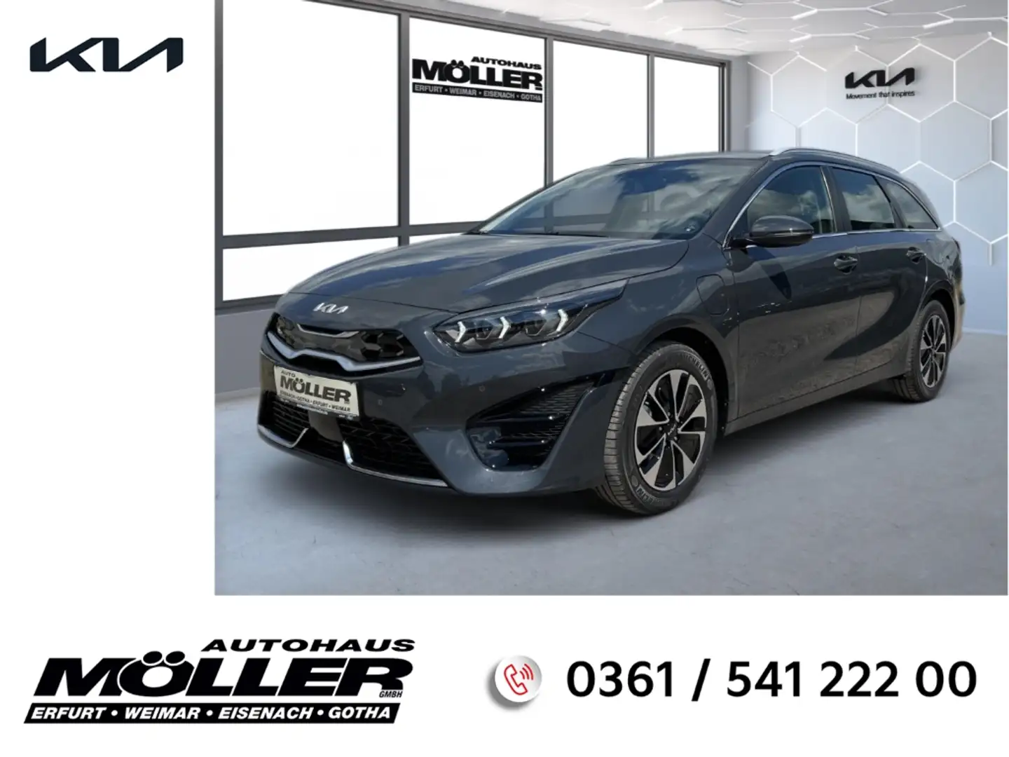 Kia Ceed SW / cee'd SW Spirit 1.6 PHEV DCT Tech Komfort Memory LED Navi Gris - 1