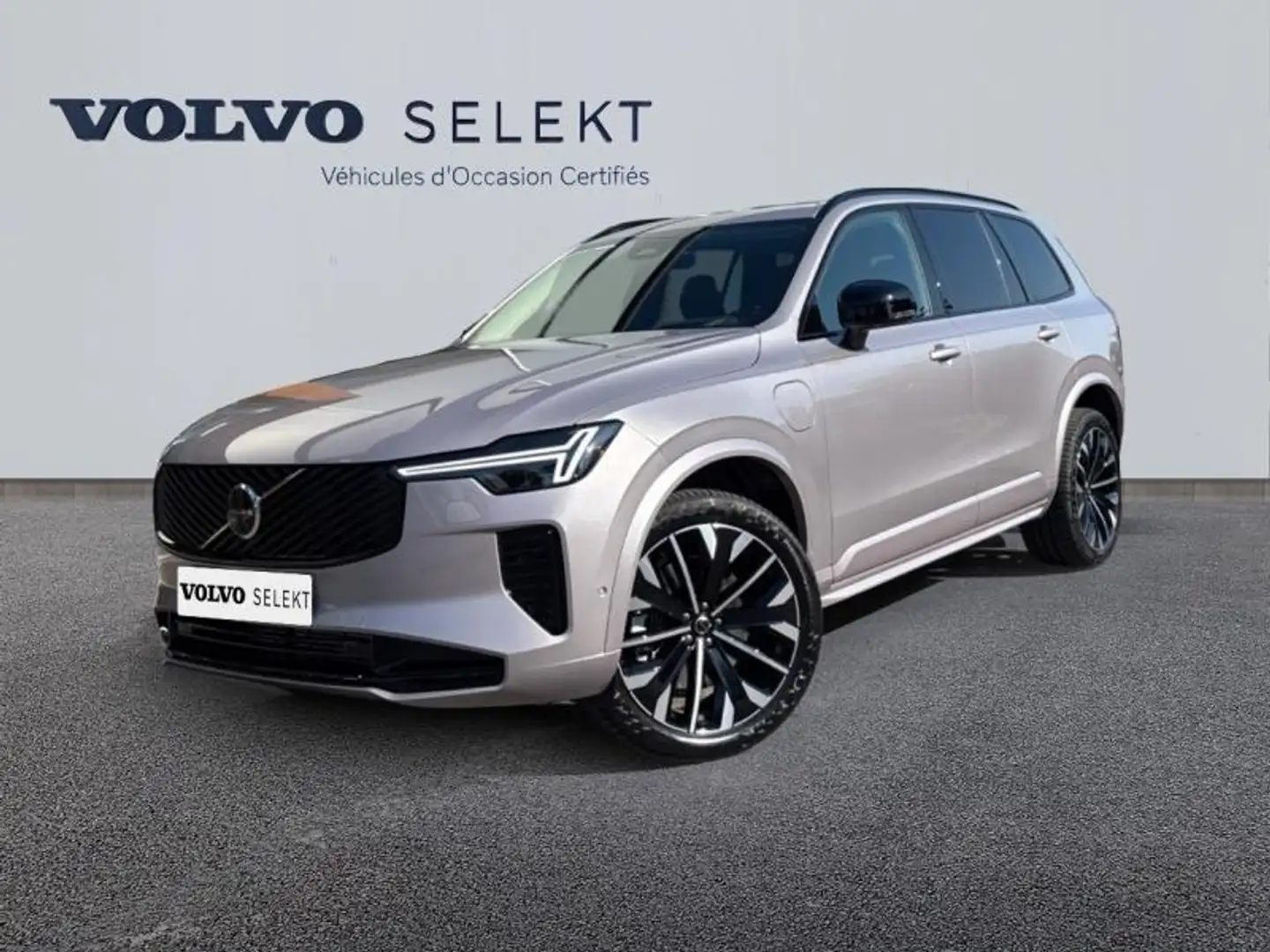 Volvo XC90 T8 AWD 310 + 145ch Ultra Style Dark Geartronic Gris - 1