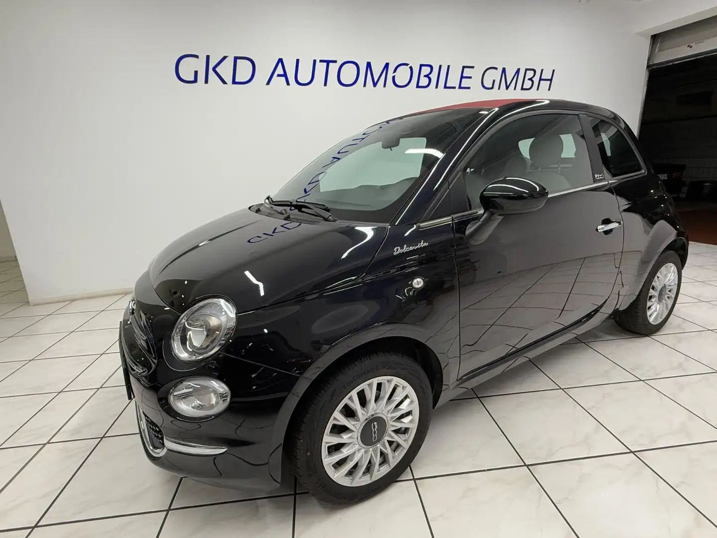 Fiat 500C Dolcevita*Apple-Android*Navi-App*Klima*1.Hd Schwarz - 1
