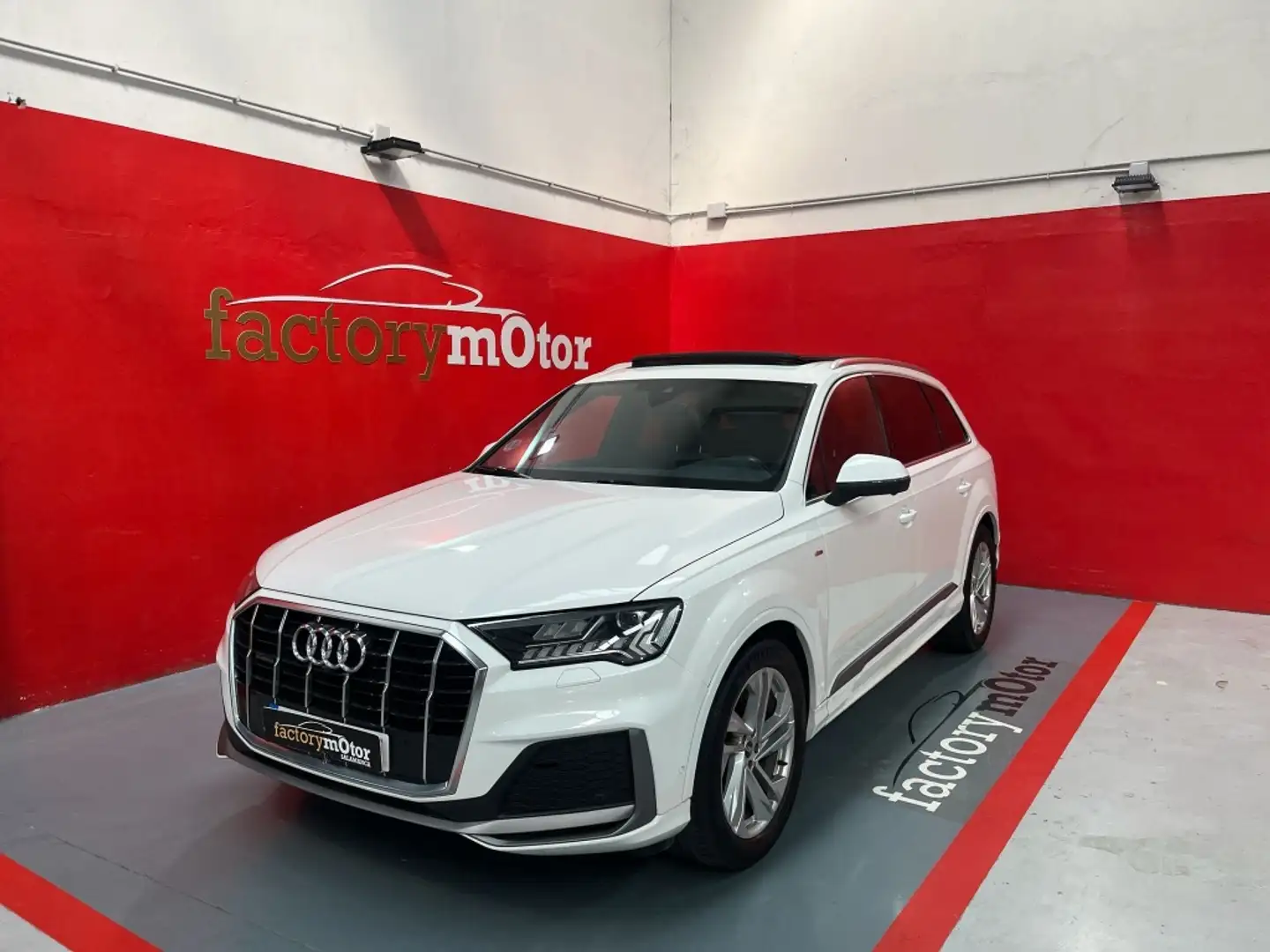 Audi Q7 45 TDI S line plus quattro Blanco - 1