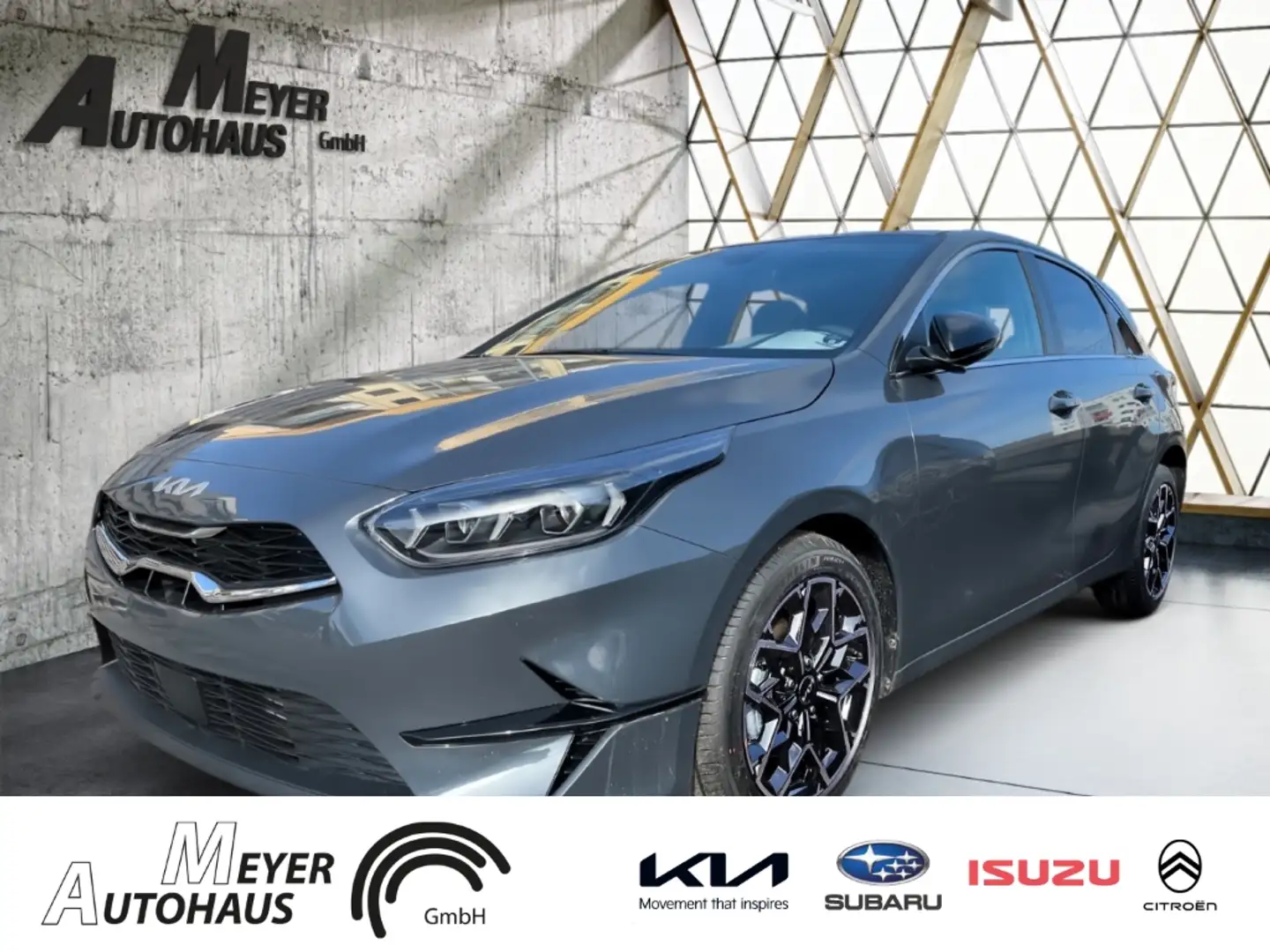 Kia Ceed / cee'd 1.0T 48V DCT 100 NIGHTLINE+LED+Teilleder+Totwinkel Schwarz - 2