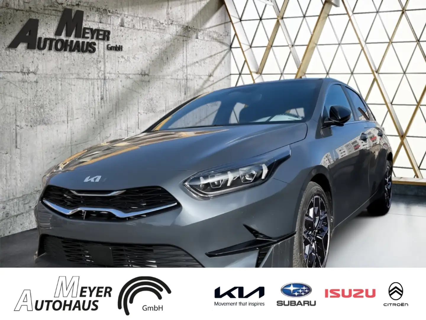 Kia Ceed / cee'd 1.0T 48V DCT 100 NIGHTLINE+LED+Teilleder+Totwinkel Nero - 1