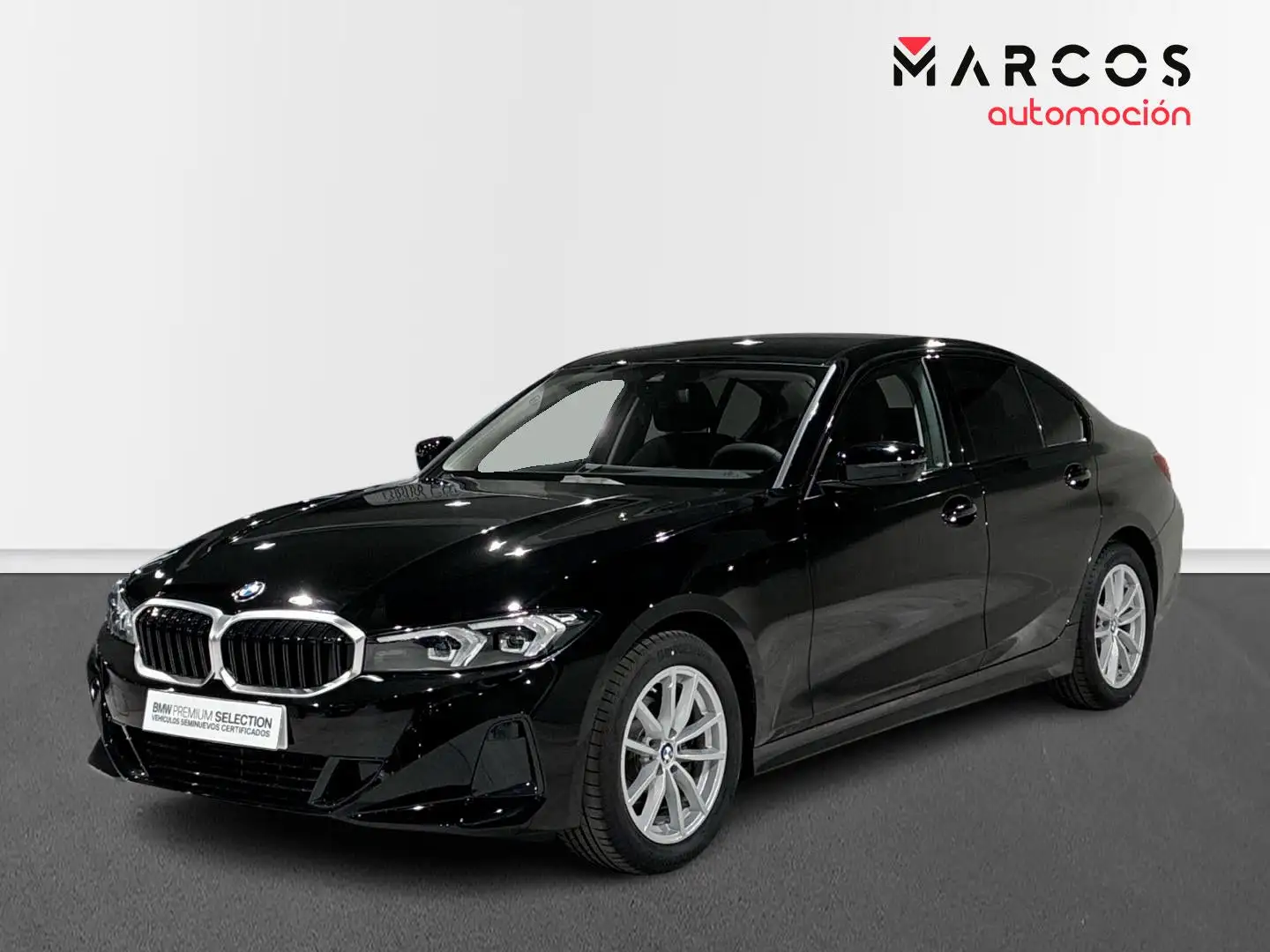 BMW 318 318dA Negro - 1