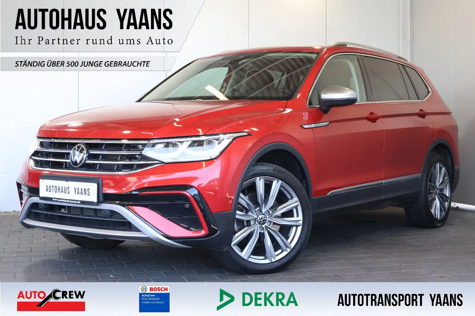 Volkswagen Tiguan Allspace Tiguan Alls. Eleg. 2.0 TSI 4M H/K+7SITZ+PANO+AHK Rot - 1