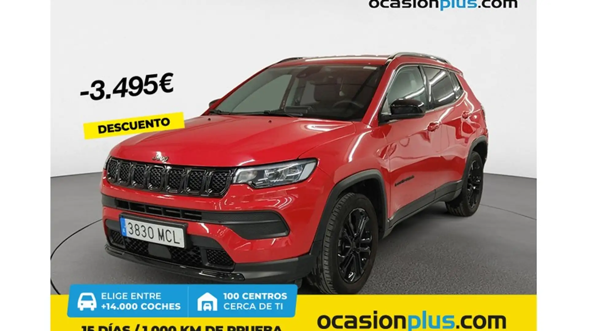 Jeep Compass 1.5 MHEV Night Eagle FWD DCT Rouge - 1