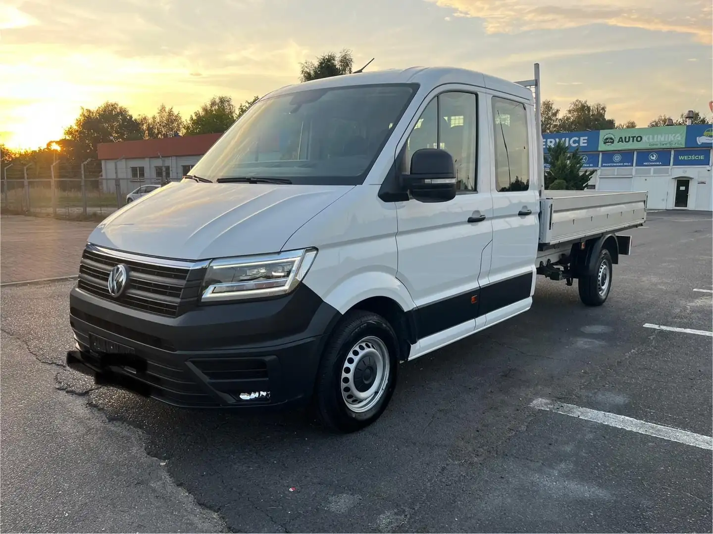 Volkswagen Crafter Pritsche 35 DOKA lang Weiß - 1
